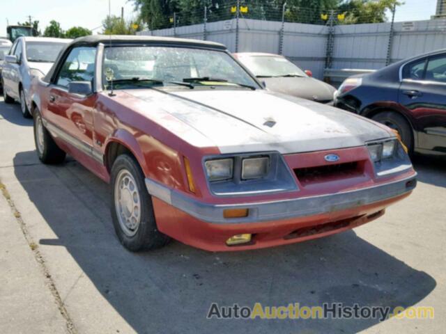 1985 FORD MUSTANG LX, 1FABP27M6FF205732