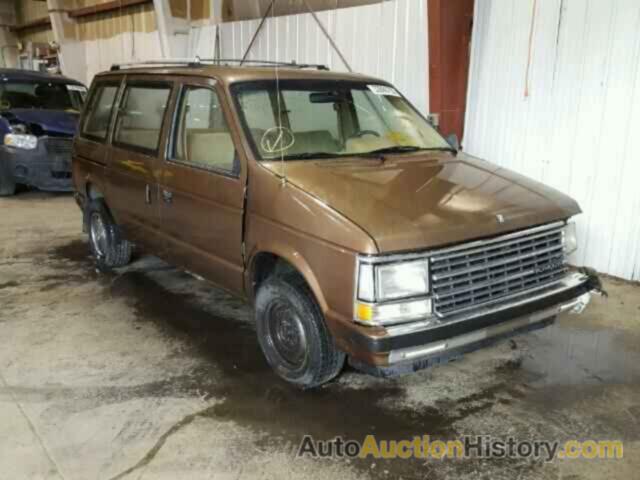 1987 PLYMOUTH VOYAGER, 2P4FH21G1HR200697