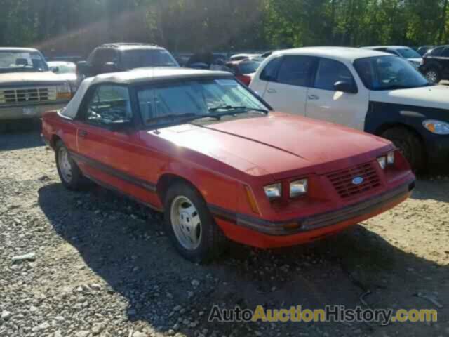 1984 FORD MUSTANG GLX, 1FABP2738EF128092