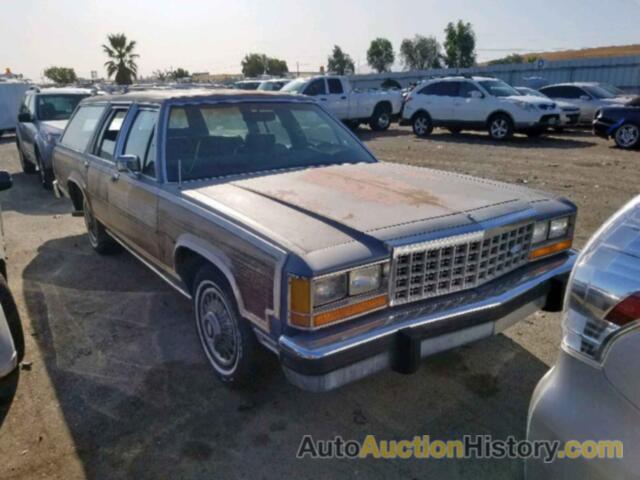 1986 FORD LTD CROWN VICTORIA COUNTRY SQUIRE, 2FABP44F7GX116162