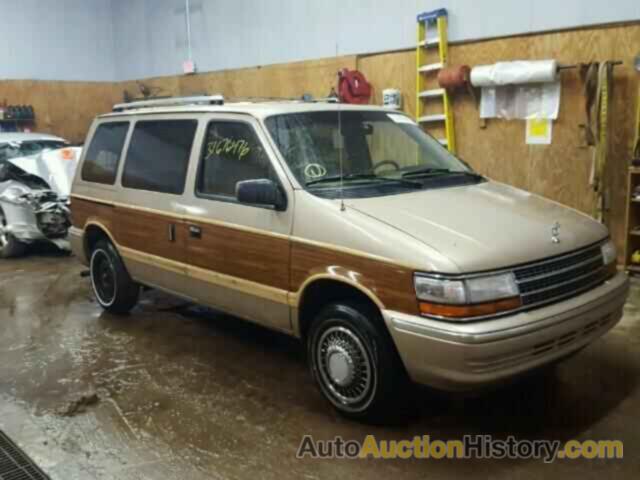 1991 PLYMOUTH VOYAGER LE, 2P4GH5537MR326571