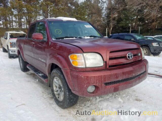 2004 TOYOTA TUNDRA DOU DOUBLE CAB LIMITED, 5TBDT48184S434028