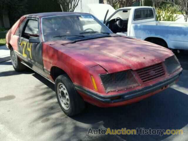 1984 FORD MUSTANG L, 1FABP28A8EF181727