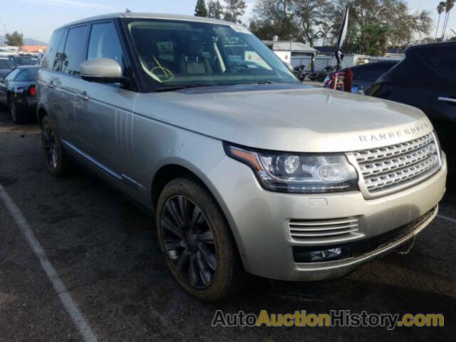 2014 LAND ROVER RANGE ROVE SUPERCHARGED, SALGS2TF9EA162532