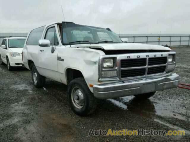 1992 DODGE RAMCHARGER AW-150, 3B4GM17Y8NM540203