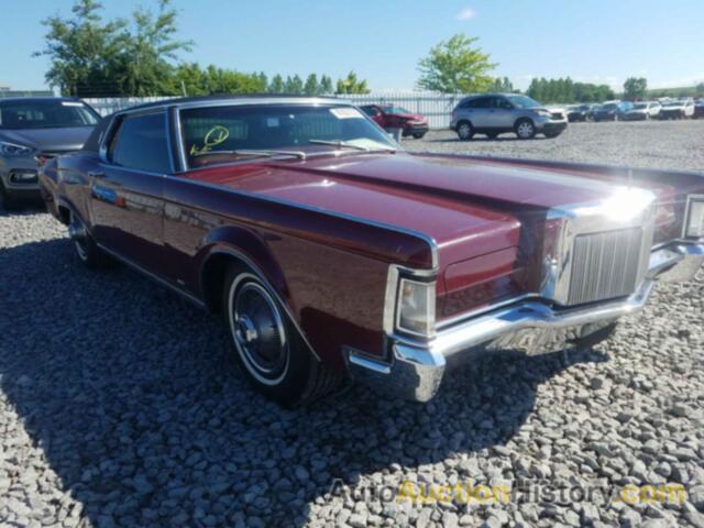 1969 LINCOLN MARK SERIE, 9Y89A908812