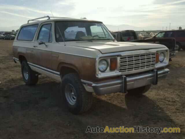 1978 DODGE RAMCHARGER, A10BD8S255631