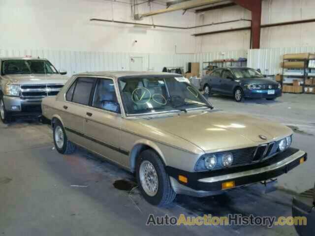 1986 BMW 535I, WBADC7405G0654706