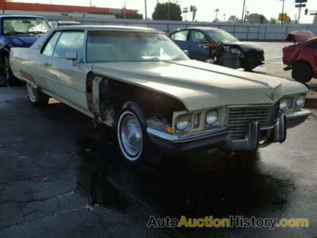 1972 CADILLAC ALL OTHER, 00006D47R2Q212284