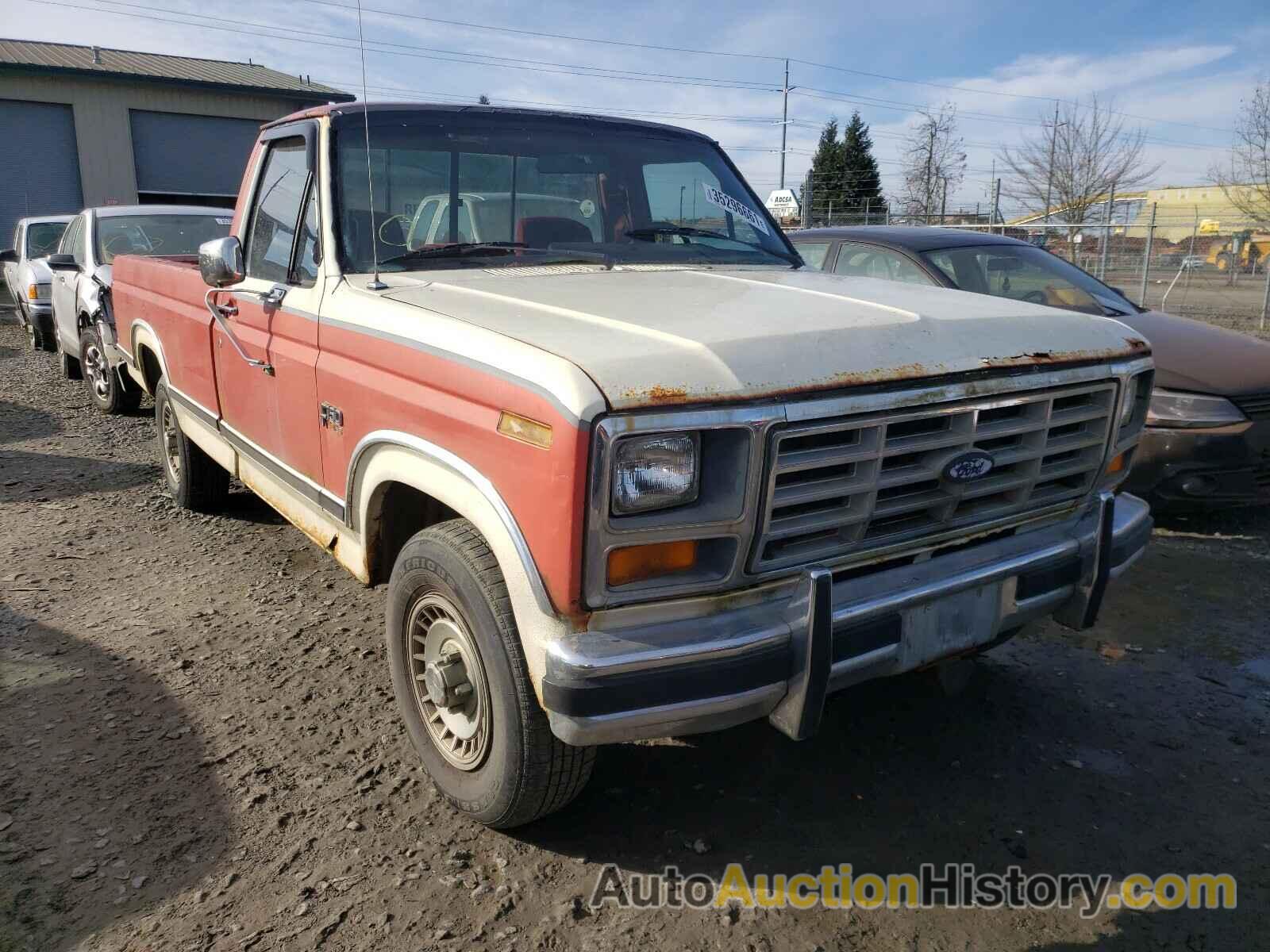 1986 FORD F150, 1FTEF15N3GPC00919