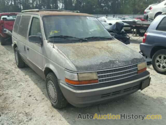1991 PLYMOUTH VOYAGER SE, 2P4GH45R6MR143953
