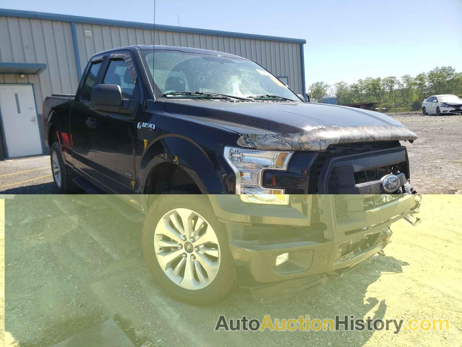 2016 FORD F150 SUPER CAB, 1FTEX1EP7GKF92007