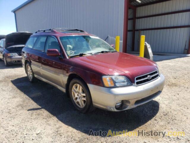 2001 SUBARU LEGACY OUTBACK LIMITED, 4S3BH686917665422