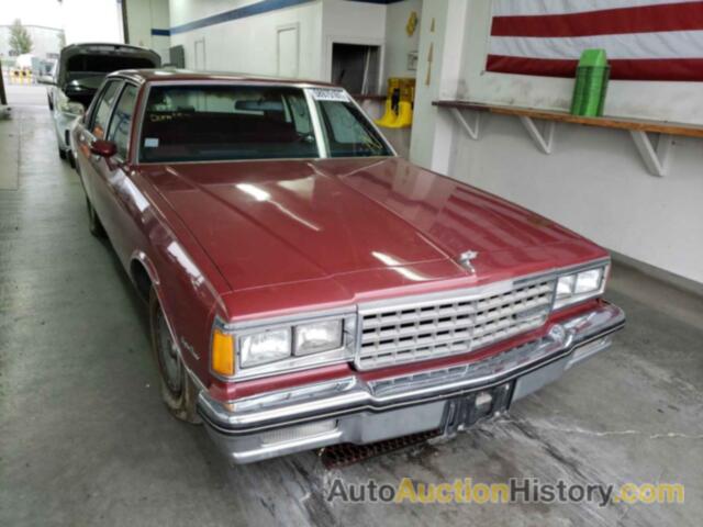 1984 CHEVROLET CAPRICE CLASSIC, 1G1AN69H6EH133011