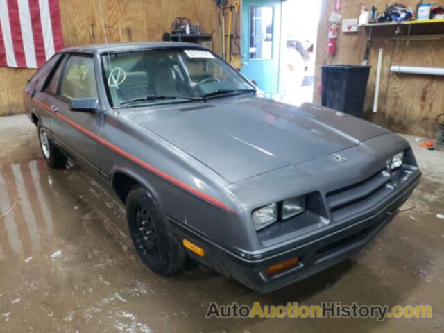 1987 DODGE ALL OTHER CHARGER, 1B3BZ44C2HD351511