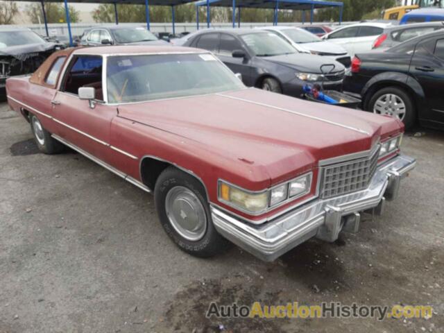 1976 CADILLAC ALL OTHER, 6D47S6E625405