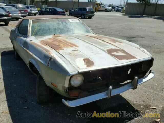 1972 FORD MUSTANG, 2F01F134060