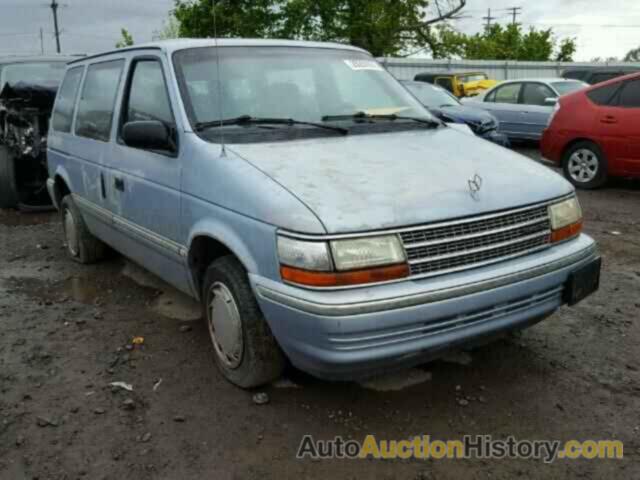 1992 PLYMOUTH VOYAGER, 2P4GH2539NR610526