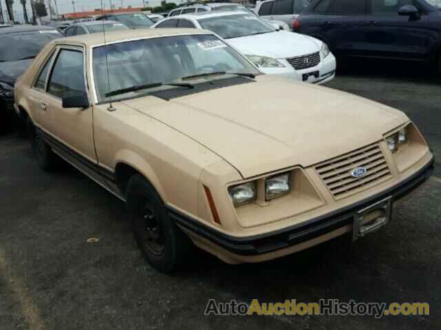 1984 FORD MUSTANG L, 1FABP28A5EF202162