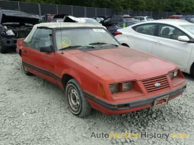 1984 FORD MUSTANG GL, 1FABP2734EF194316
