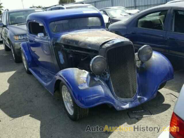 1934 CHEVROLET COUPE, 12DC245308