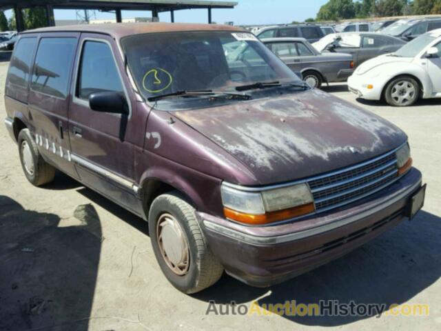 1993 PLYMOUTH VOYAGER, 2P4GH2535PR122337