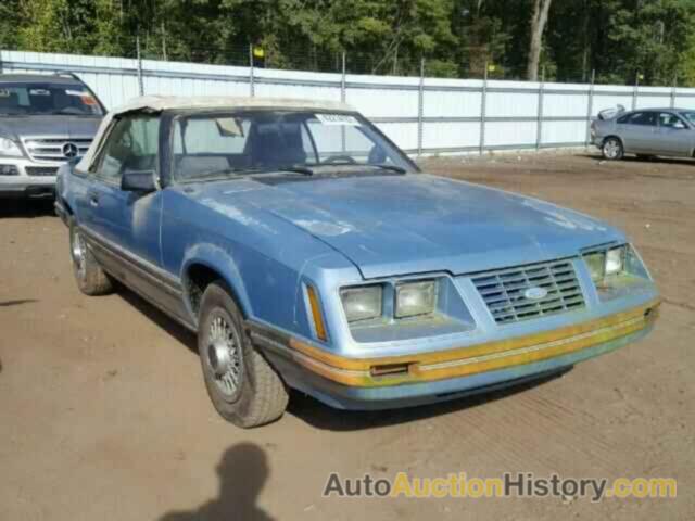 1984 FORD MUSTANG GLX, 1FABP2730EF100349