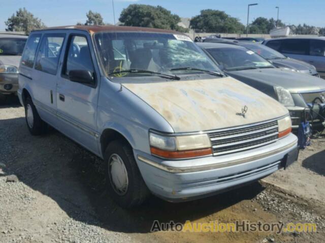 1992 PLYMOUTH VOYAGER , 2P4GH2534NR723560