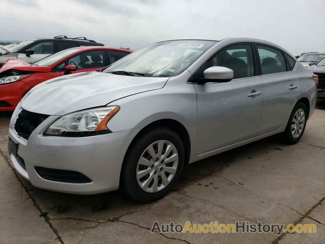 2014 NISSAN SENTRA S, 3N1AB7APXEY336516