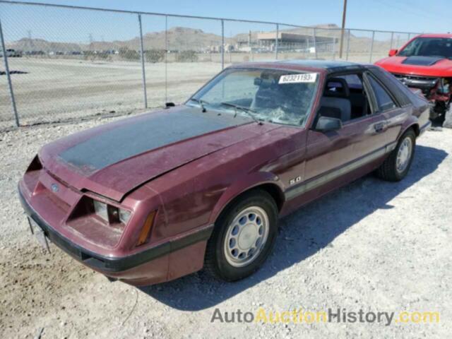 1985 FORD MUSTANG LX, 1FABP28M9FF104733