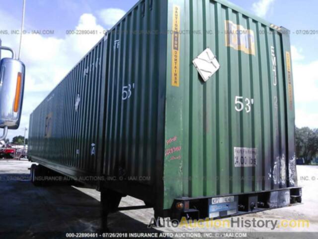 STOUGHTON TRAILERS INC CONTAIN CHASSIS, 1DW4C5329CE291263