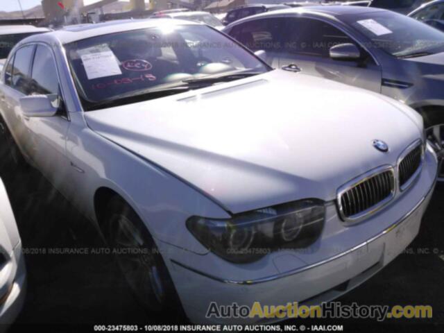 2004 BMW 760, WBAGN83524DK11198