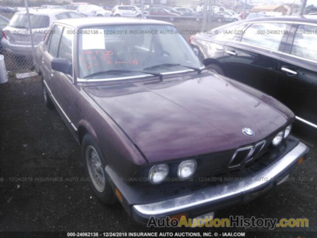 1986 BMW 528, WBADK8308G9659291