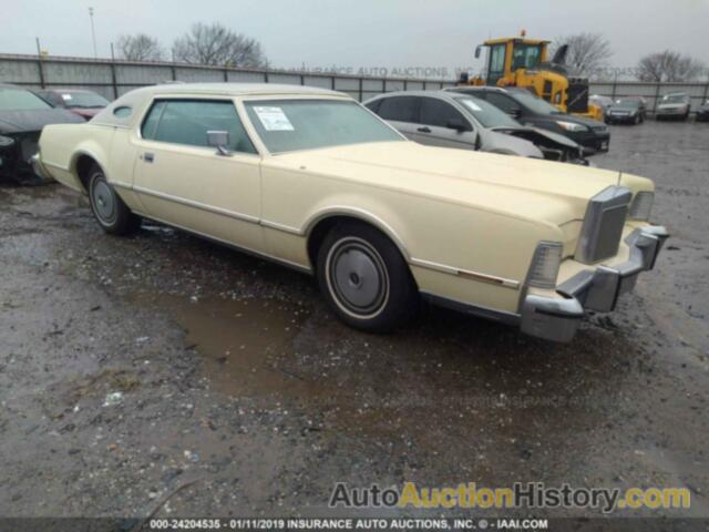 1976 LINCOLN COTINENTAL MARK, 6Y89A914459