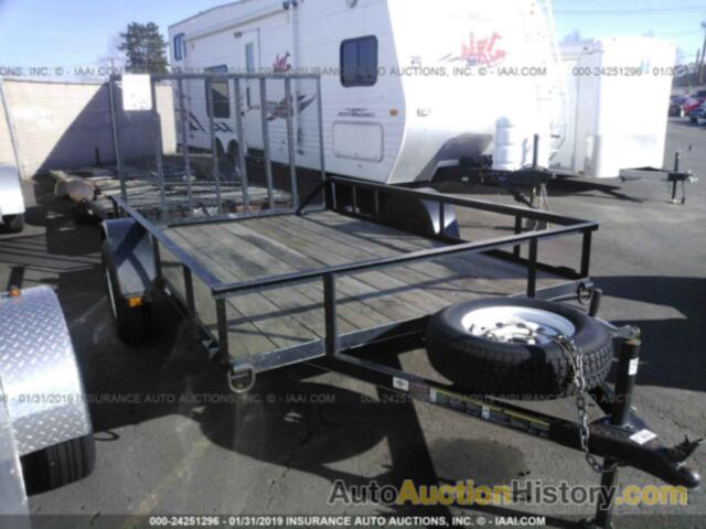 CARRY ON 10' FLATBED TRAILER, 4YMUL1013FN009727
