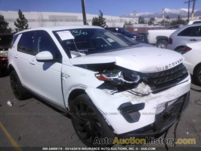 LAND ROVER DISCOVERY SPORT SE, SALCP2BG0HH663489