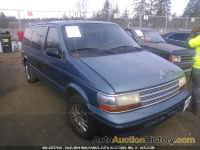 PLYMOUTH GRAND VOYAGER SE, 1P4GH44R8RX281262