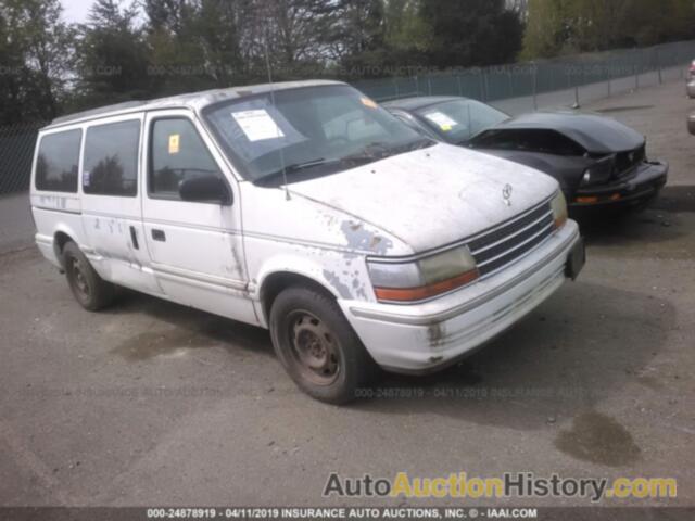 PLYMOUTH GRAND VOYAGER SE, 1P4GH44R7PX574924