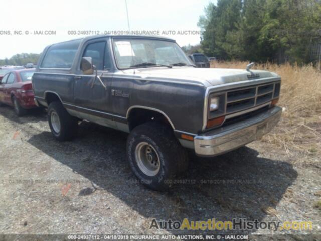 DODGE RAMCHARGER AW-100, 3B4GW12T8GM637331