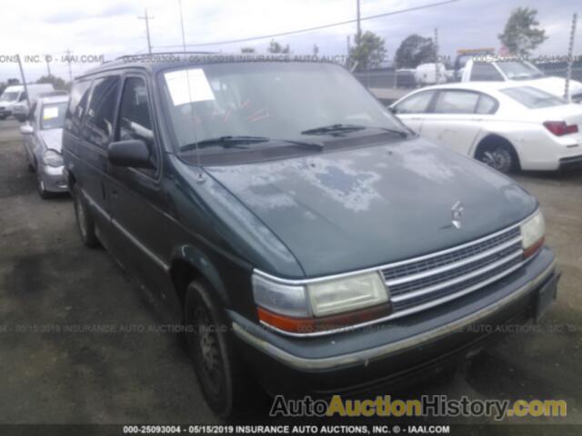 PLYMOUTH GRAND VOYAGER SE, 1P4GH44R4PX635906