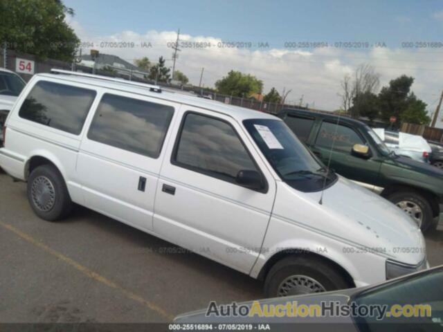 PLYMOUTH GRAND VOYAGER SE, 1P4GH44R5MX663578