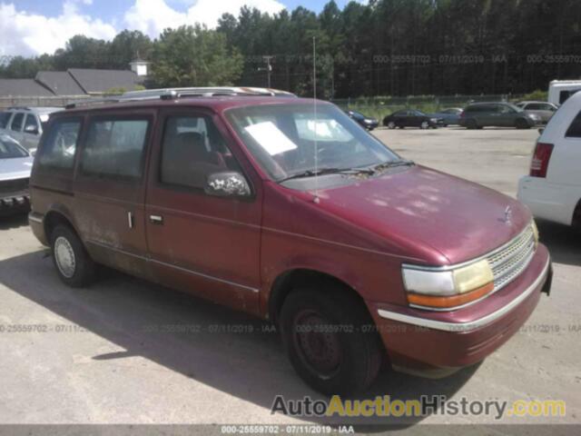 PLYMOUTH VOYAGER SE, 2P4GH4537MR319985
