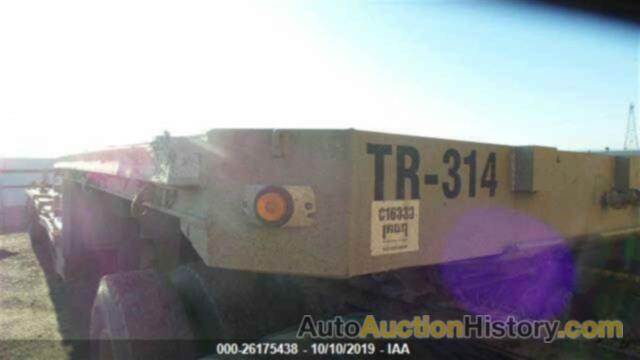 FONTAINE TRAILER CO FLATBED TRAILER, 13N25020721014459