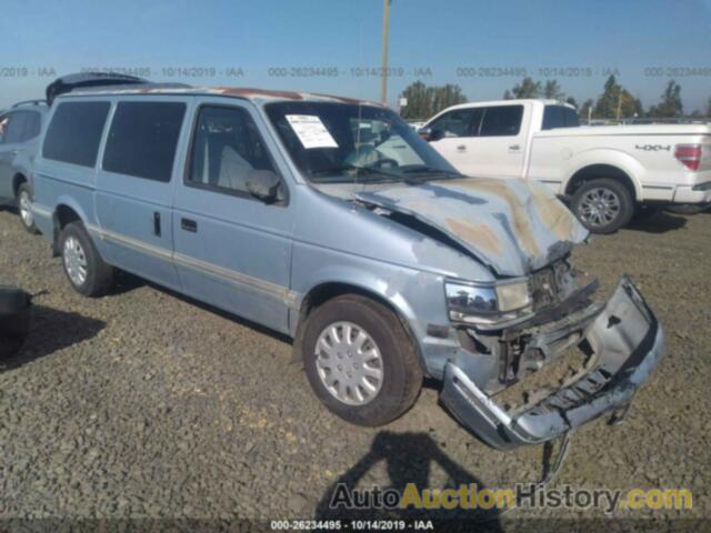PLYMOUTH GRAND VOYAGER SE, 1P4GH44R6NX190811