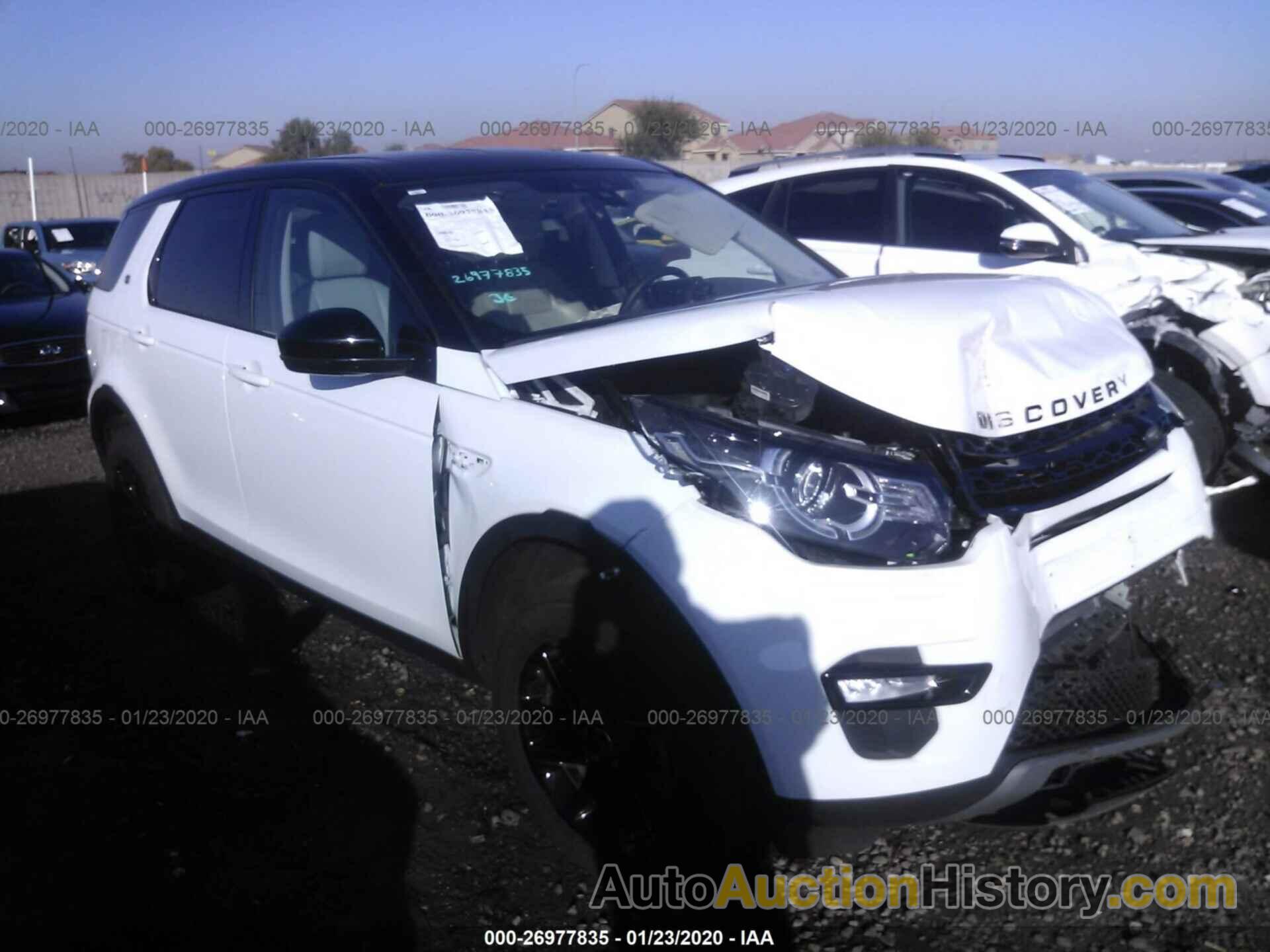 LAND ROVER DISCOVERY SPORT SE, SALCP2BG7HH638752