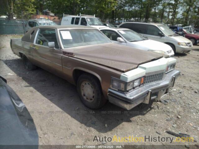 CADILLAC 2 DOOR COUPE, 6047T80147071