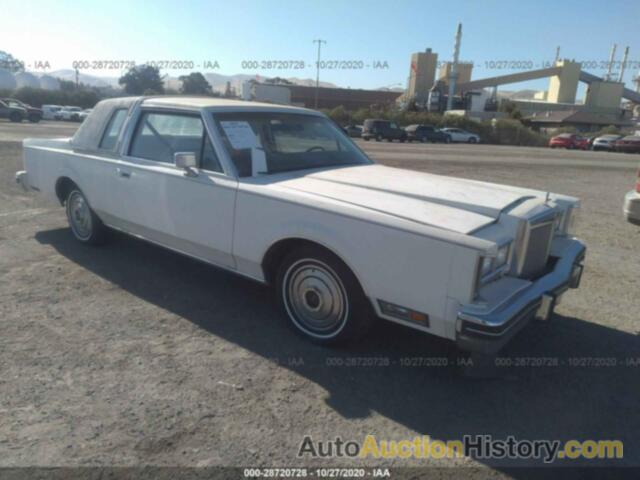 LINCOLN CONTINENTAL, 0Y81G610737