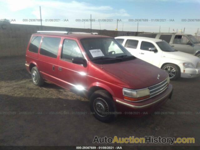 PLYMOUTH VOYAGER LE, 2P4GH55R1MR153098