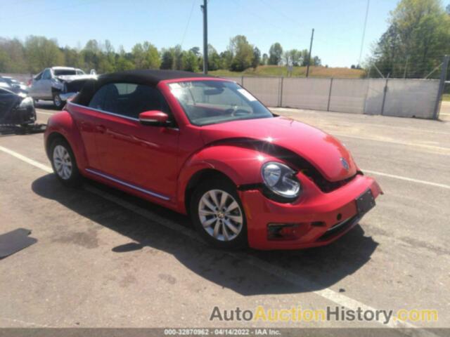 VOLKSWAGEN BEETLE CONVERTIBLE S/SE/CLASSIC/PINK/SEL, 3VW517AT6HM813711