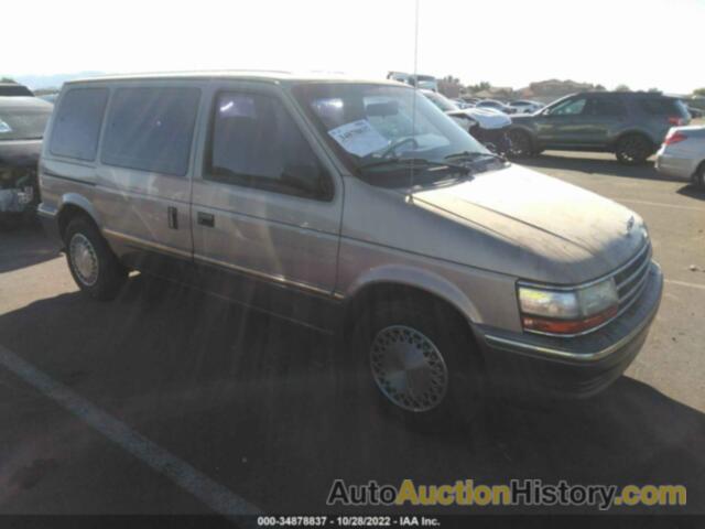 PLYMOUTH VOYAGER LE, 2P4GH55R5MR230474